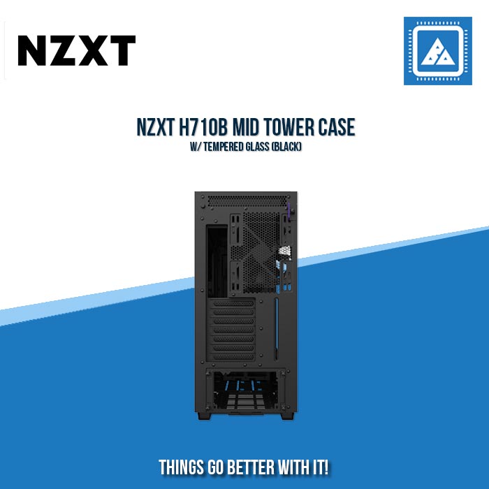 NZXT H710B MID TOWER CASE W/ TEMPERED GLASS (BLACK) NZXT H710B MID TOWER CASE W/ TEMPERED GLASS (BLACK)
